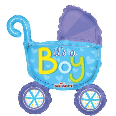 14″ Baby Boy Stroller Balloon