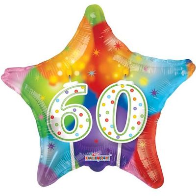60th Birthday Star Balloon