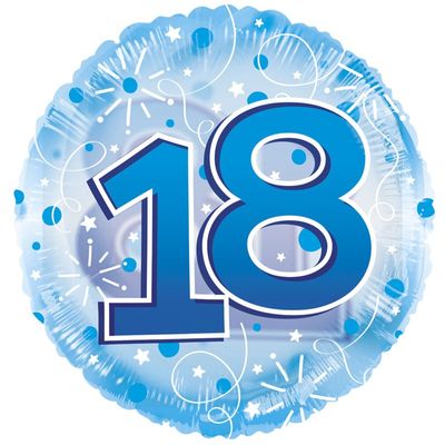 Age 18 Clearview Balloon – Blue [24 Inches]
