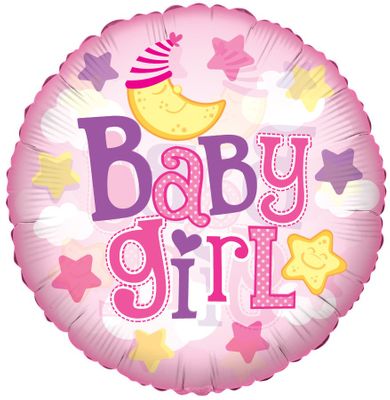 9″ Baby – Girl Moon Clear View