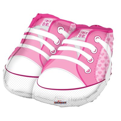 Baby Shoes Pink Foil Balloon