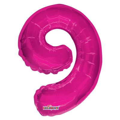 Hot Pink Number 9 Balloon 14inch