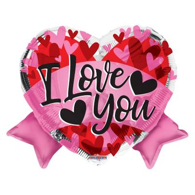 “I Love You” Bow Balloon (18 inches)