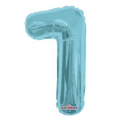 Light Blue Number 1 Balloon 14inch