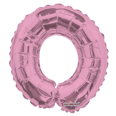 Light Pink Number 0 Balloon 14inch