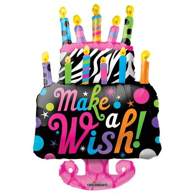 Make A Wish Supershape Cake Balloon