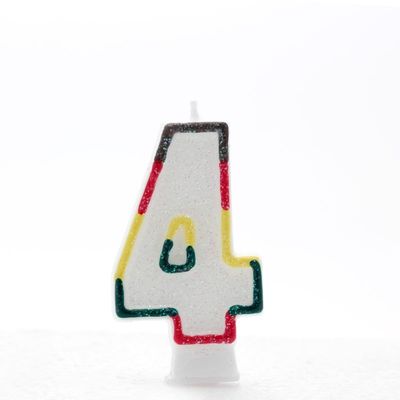 Giant Multicolored Candle Age 4