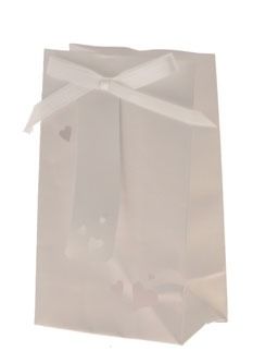 Pearl White Favor Bags