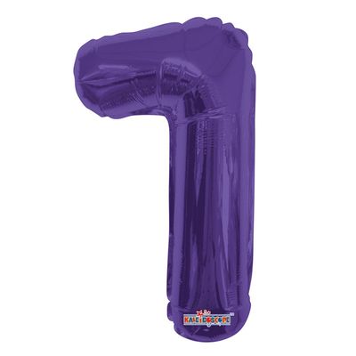 Purple Number 1 Balloon 14inch