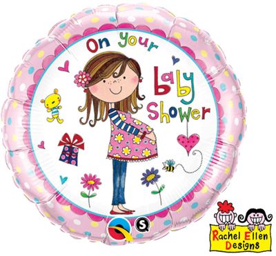 Rachel Ellen Baby Shower Balloon