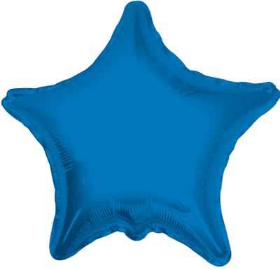 Royal Blue Star Balloon [22 Inches]