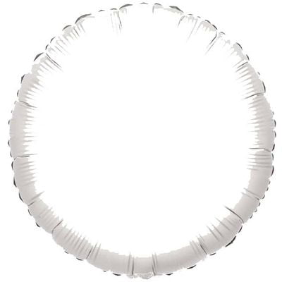 White Circle Balloon [18 Inches]