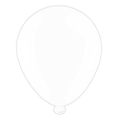 White Latex Balloons
