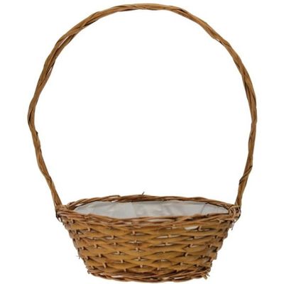 Golden Round Basket [12 Inches]