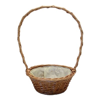 Golden Round Basket [9 Inches]
