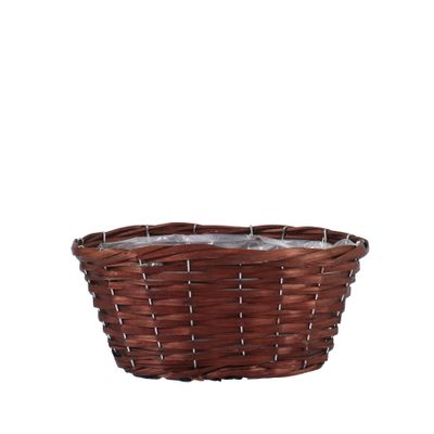 Oval Woodhouse Nut Brown Basket [32 x 18 cm]