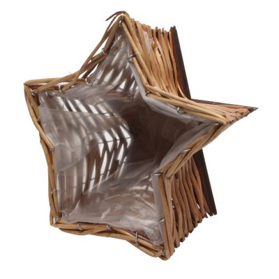Star Shaped Split Willow Basket [25 cm]