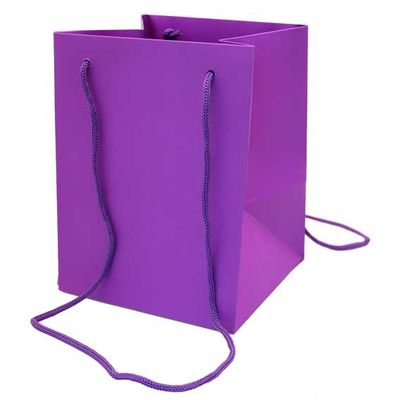 Purple Hand Tie Bag