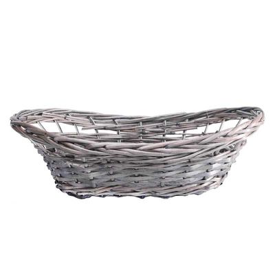 Grey Oval Basket