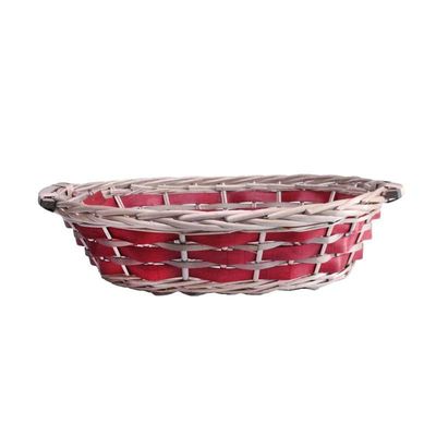 Red Oval Two Tone Tray [38/42 cm]