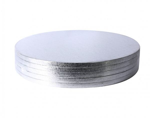 Round Silver Cake Drum (1/2 inch x 14 inch)