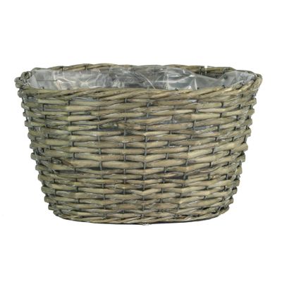 Oval Grey Willow Basket [32 cm]
