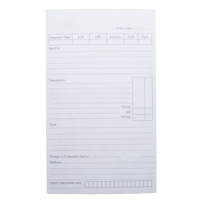 Shop Order Pad [200 sheets]