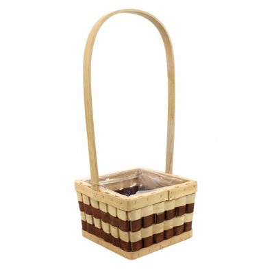 Chequered Square Basket