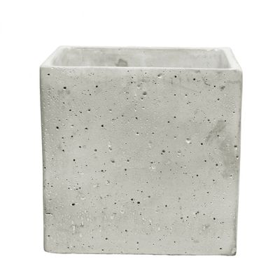 Square Cement Flower Pot [14 cm]