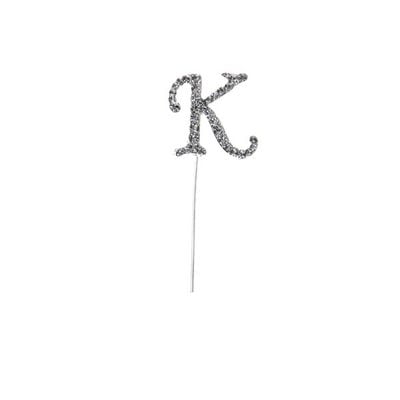Diamante Letter K Pick