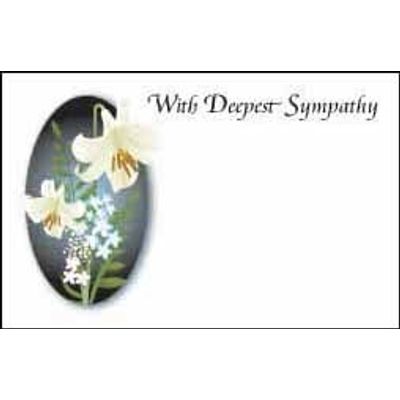 White Lily-With Deepest Sympathy (x50)