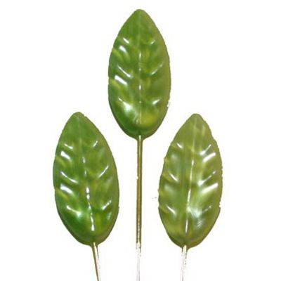 Apple Green Leaf Shaped Pins
