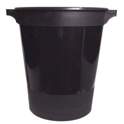 Black Bucket With Handles