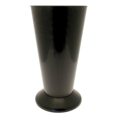 Black Plastic Flower Vase 46cm